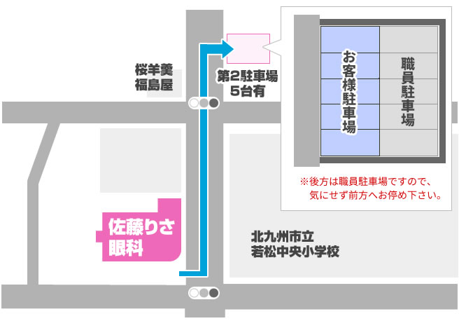 第2駐車場配置図